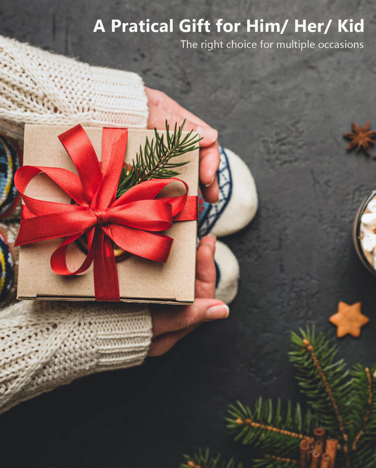 MiiKARE Airplane Travel Essentials Phone Holder, Universal Handsfree Phone Mount for Flying with 360 Degree Rotation, Accessory for Airplane, Travel Must Haves Phone Stand for Desk-Black&Purple