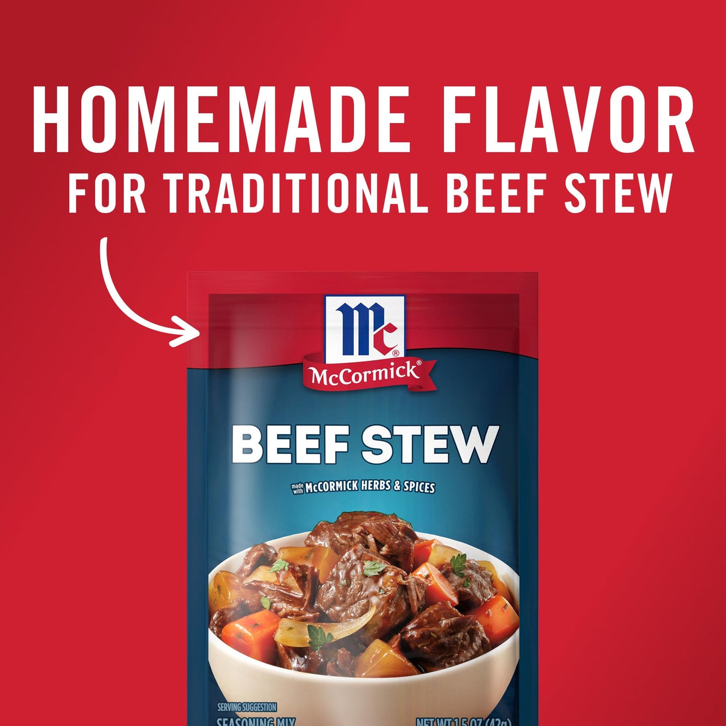 McCormick Beef Stew Seasoning Mix, 1.5 oz