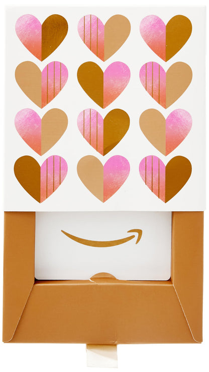 Amazon.com Gift Card for any amount in a Heart Shaped Gift Box