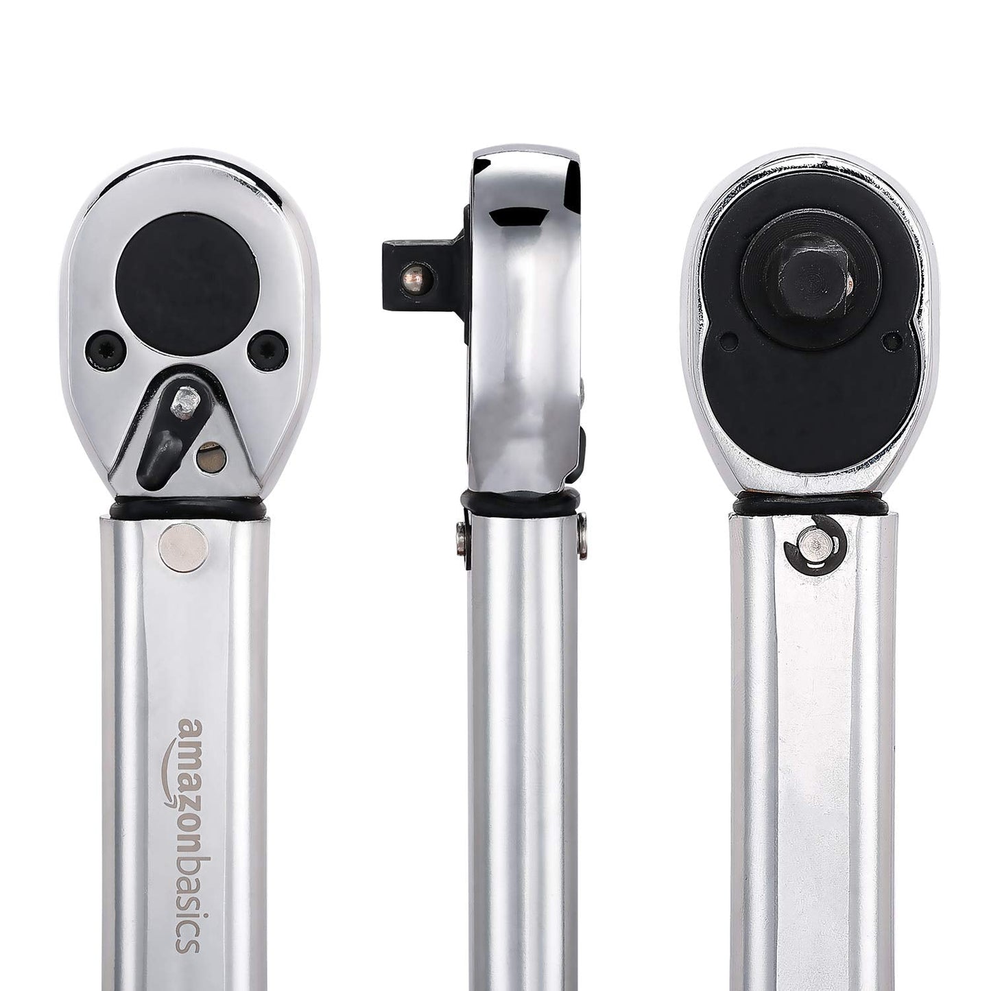 Amazon Basics 3/8-inch Drive Click Torque Wrench - 15-80 ft.-lb, 20.4-108.5 Nm