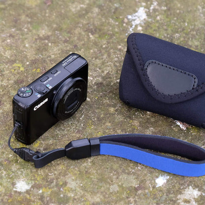 OP/TECH USA Cam Strap - QD | Quick Release Wrist Strap for Digital, Film & Vintage Cameras – Black, Made in USA