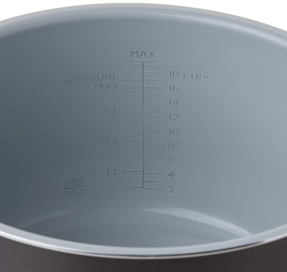 Ninja Foodi 6.5-qt. Ceramic Coated Nonstick Inner Pot, Compatible with all Ninja Foodi 6.5 qt. models, Dishwasher Safe Gray. 102FY300