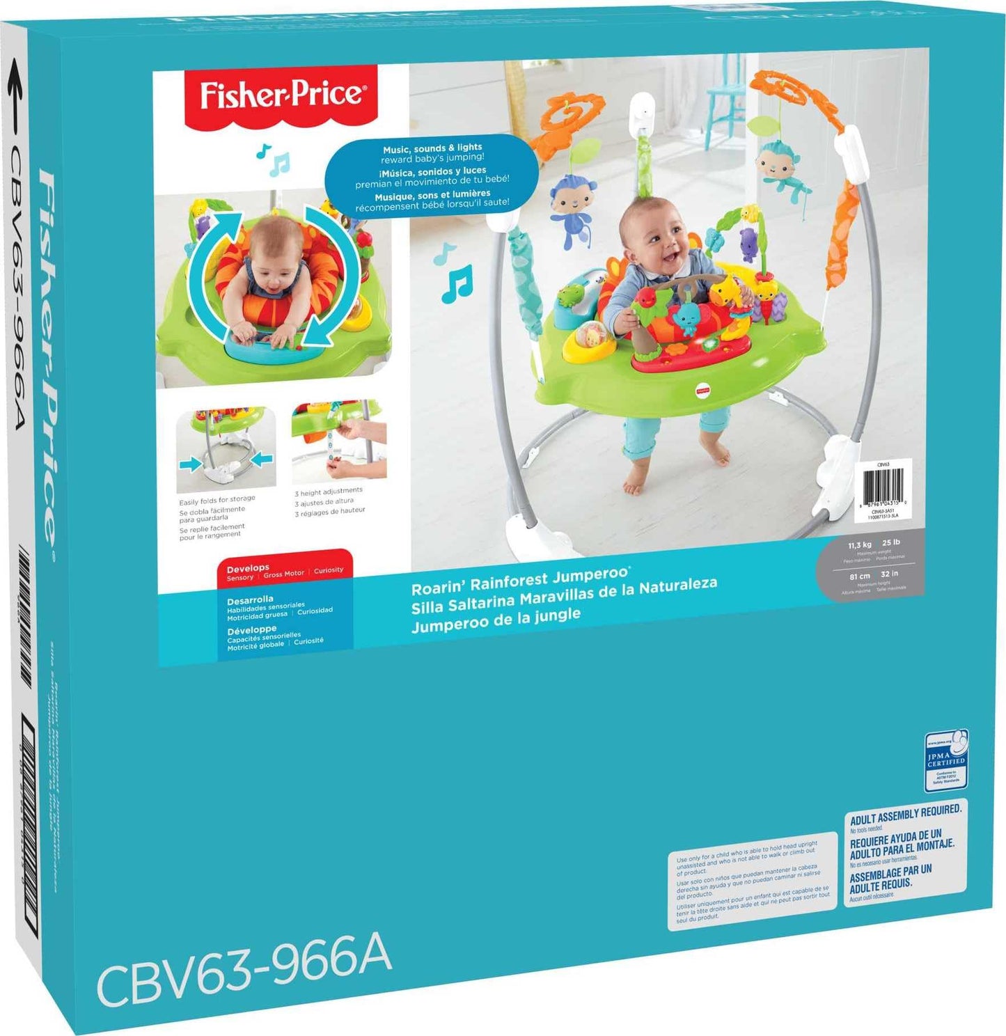 Fisher-Price Jumperoo: Roarin' Rainforest