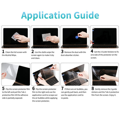 F FORITO 2 Pack 14 inch Anti Glare Laptop Screen Protector, Anti Scratch & Anti Fingerprint Screen Filter Compatible with 14" HP/DELL/ASUS/Acer/Samsung/Lenovo/Toshiba with 16:9 Aspect Ratio Laptop