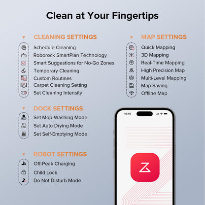 Roborock Qrevo Edge S5A Robot Vacuum and Mop, 17,000Pa, Zero-Tangling, DuoDivide Main Brush, FlexiArm Side Brush, Hot Water Mop Washing & Self-Cleaning, Warm Air Drying, Self-Emptying, White