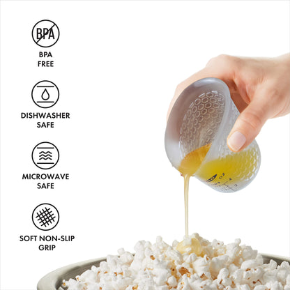 OXO Good Grips 3 Piece Squeeze & Pour Silicone Measuring Cup Set