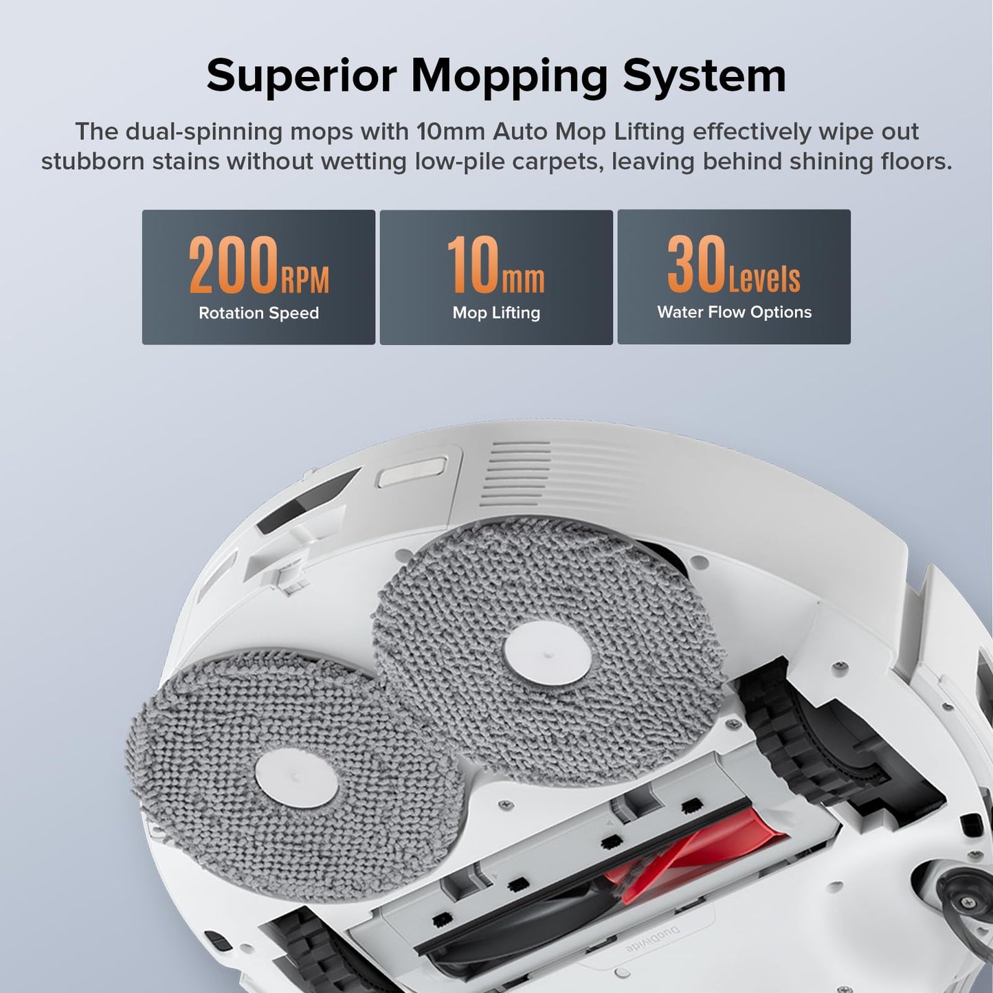 Roborock Qrevo Edge S5A Robot Vacuum and Mop, 17,000Pa, Zero-Tangling, DuoDivide Main Brush, FlexiArm Side Brush, Hot Water Mop Washing & Self-Cleaning, Warm Air Drying, Self-Emptying, White