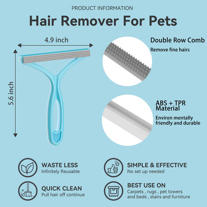 Pet Hair Remover, Dog Cat Hair Remover,Lint Remover,Carpet Rake for Pet Hair Removal,Carpet Rake,Lint Brush,Lint Shaver for Carpets, Car Mat,Couch,Pet Bed,Furniture & Rug