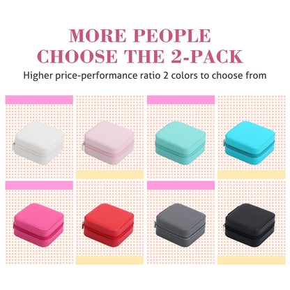 17Dec Small Travel Jewelry Case Organizer,Mini Travel Essentials for Women,Bridesmaid Gifts Birthday Gifts for Women,Small Jewelry Box for Girls 8-12