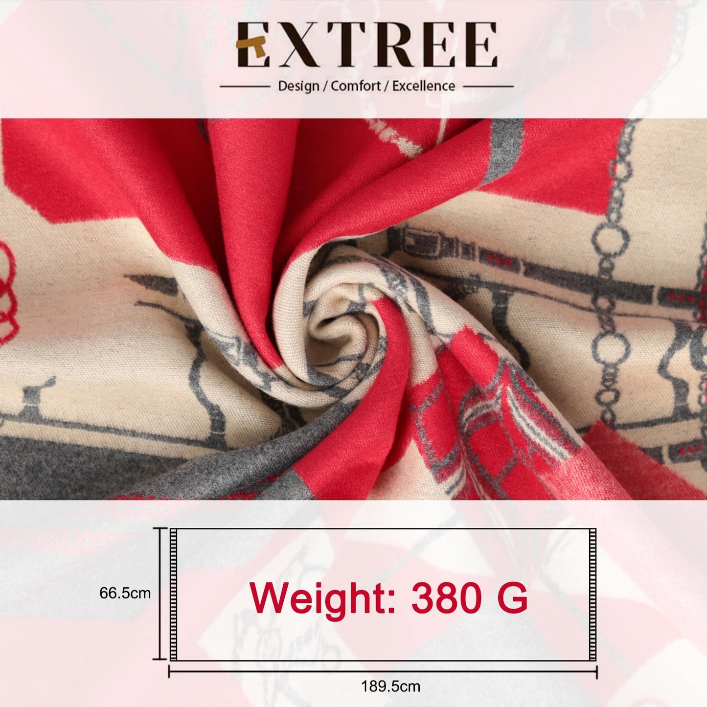 EXTREE Scarfs for Women Pashmina Silky Shawl Wrap for Evening Dressing Blanket Open Front Poncho Cape