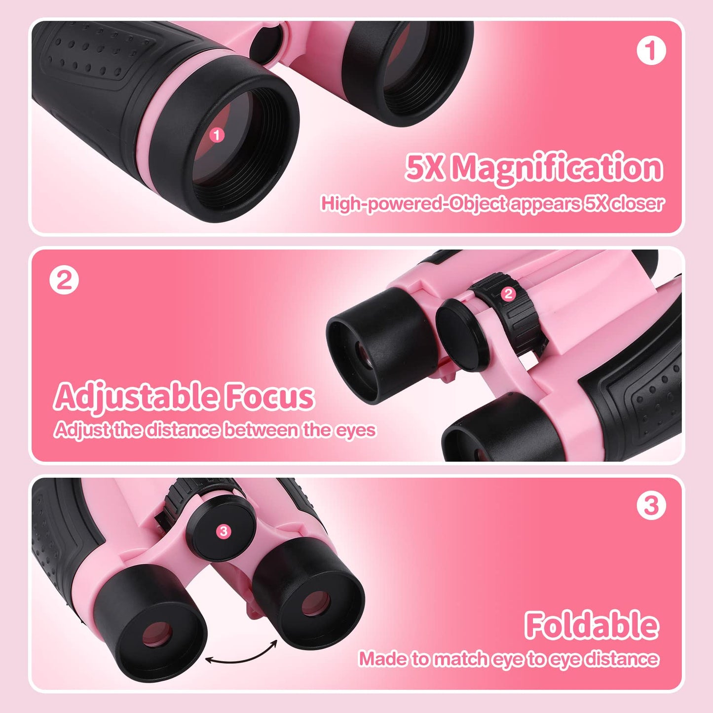 GIFTINBOX Bug Catcher Kit for Kids - Outdoor Explorer Toys Set for Kid - Bug Catching Kits with Binoculars Nature Adventure Toy for Girls Boys - Toddler Exploration Gifts for Girl 3-12 Years Old