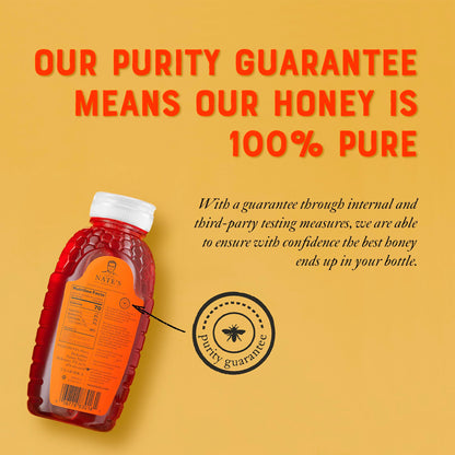 Nate's Florida 100% Pure, Raw & Unfiltered Honey - 32 oz. Squeeze Bottle - All-natural Sweetener