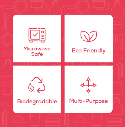 GUSTO [9 Inch - 200 Count Uncoated White Paper Plates - Disposable Party Decorative Paper Plates for Crafts - (Formerly Comfy Package)