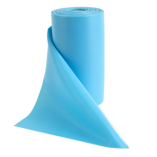 Latex-Free Resistance Band Bulk Rolls – 8, 16, 24 Yards – 10 Strength Levels – Elastic Bands for Exercise - Work Out Bands for Exercise – Includes iPhone App & eBook