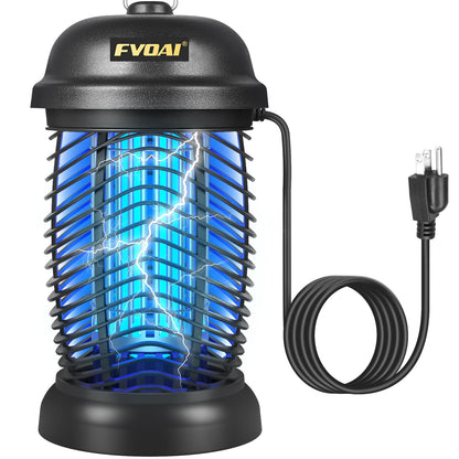 FVOAI Bug Zapper Outdoor, Mosquito Zapper, Fly Zapper, Fly Traps, Mosquito Trap for Outdoor, 3 Prong Plug, ABS Plastic Outer
