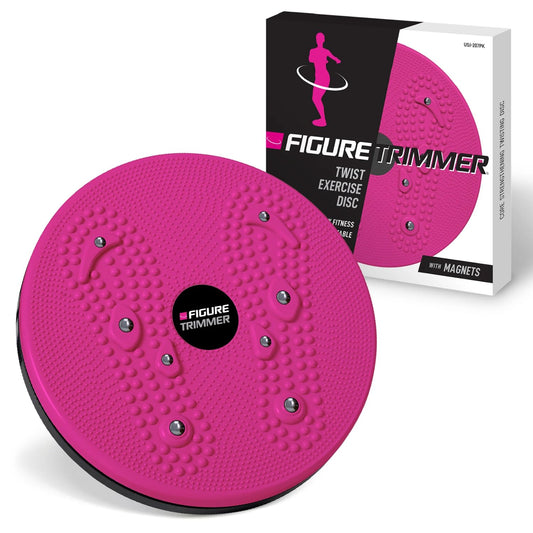 Figure Trimmer Core Abs Twister Board - Waist Sculptor Twister Board for Core & Ab Exercise - Waist Twisting Disc, Dizzy Disc Twist Board for Slimming Workout with 8 Magnets Reflexology