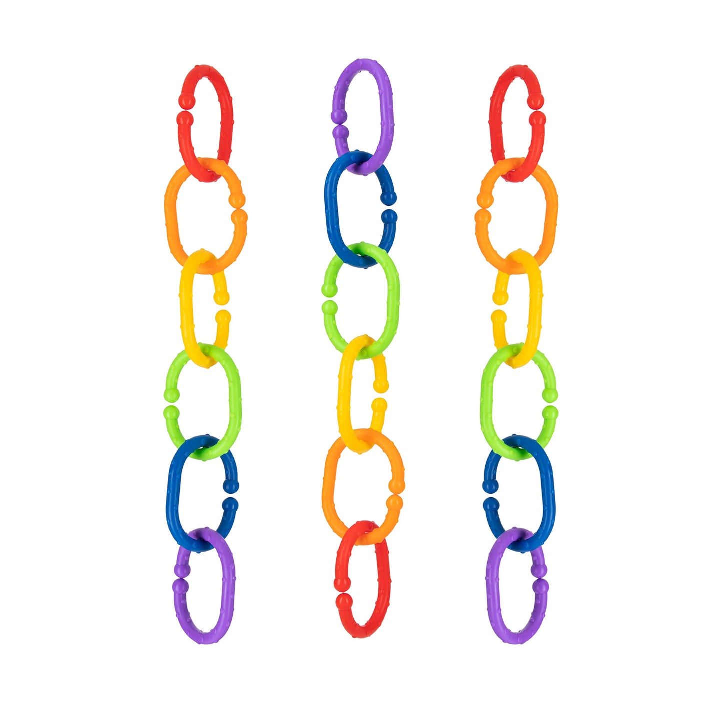 Nuby Linkables Car Seat Toy and Baby Stroller Accessories - 18-Count