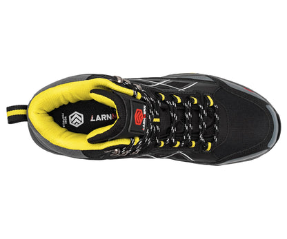 LARNMERN Steel Toe Boots Mens Outdoor Work Boots Safety Working Shoes Indestructible Industrial Construction Footwear Slip Resistant Puncture Proof Static Dissipative Comfortable Breathable Durable