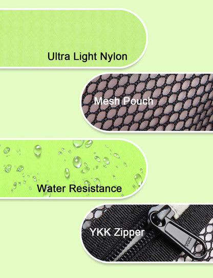 GOX Travel Toiletry Bag,Dopp Kit Case,Ultra-Light Cosmetics Bag Makeup Organizer(Green)