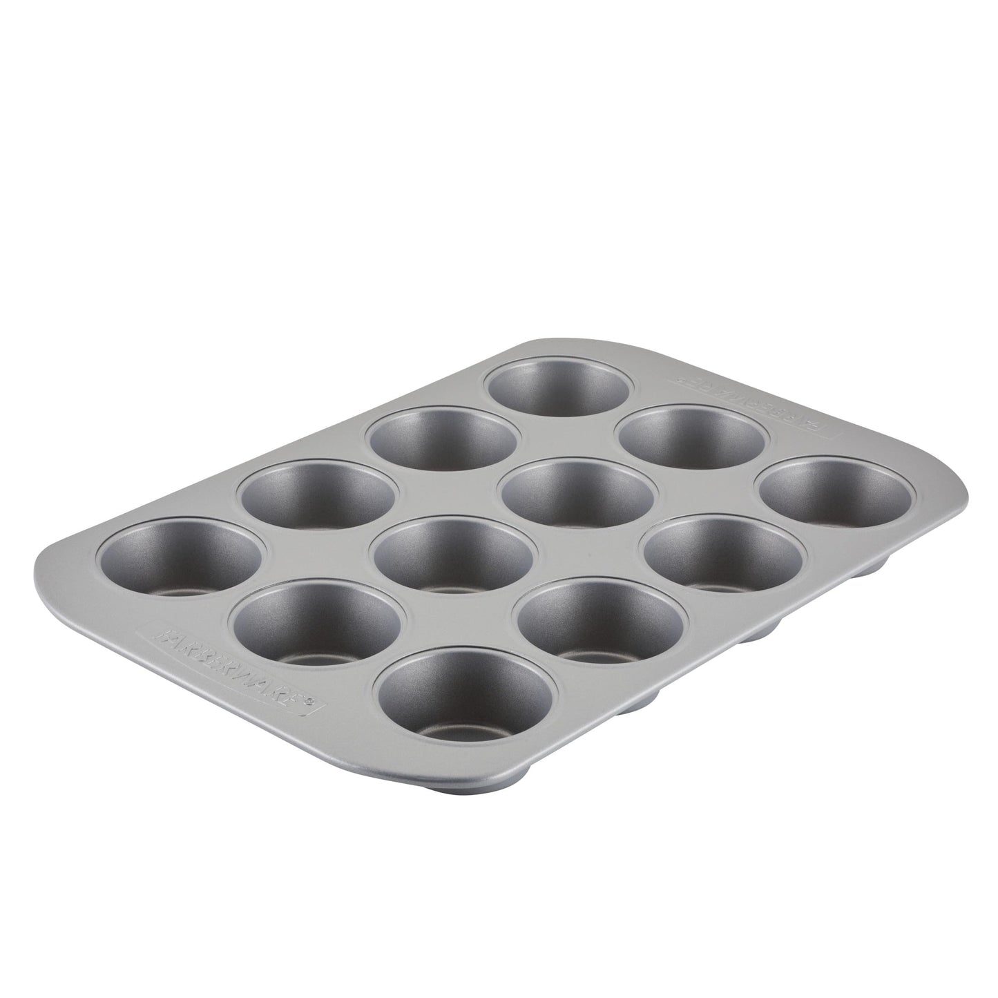 Farberware 12-c. Nonstick Nonstick Bakeware Muffin Pan, Gray