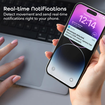 Geeni Look 1080p Indoor Security Camera – 2-Pack Full HD WiFi Indoor Camera with 2-Way Audio, Motion Detection, & Night Vision – Support for Alexa & Google Assistant