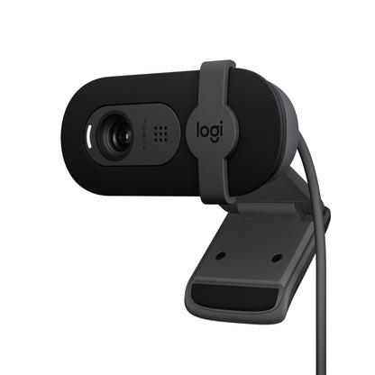 Logitech Brio 101 Full HD 1080p Webcam for Meetings, Streaming, Desktop, Laptop, PC - Built-in Mic, Shutter, USB-A, Teams, Zoom - Black