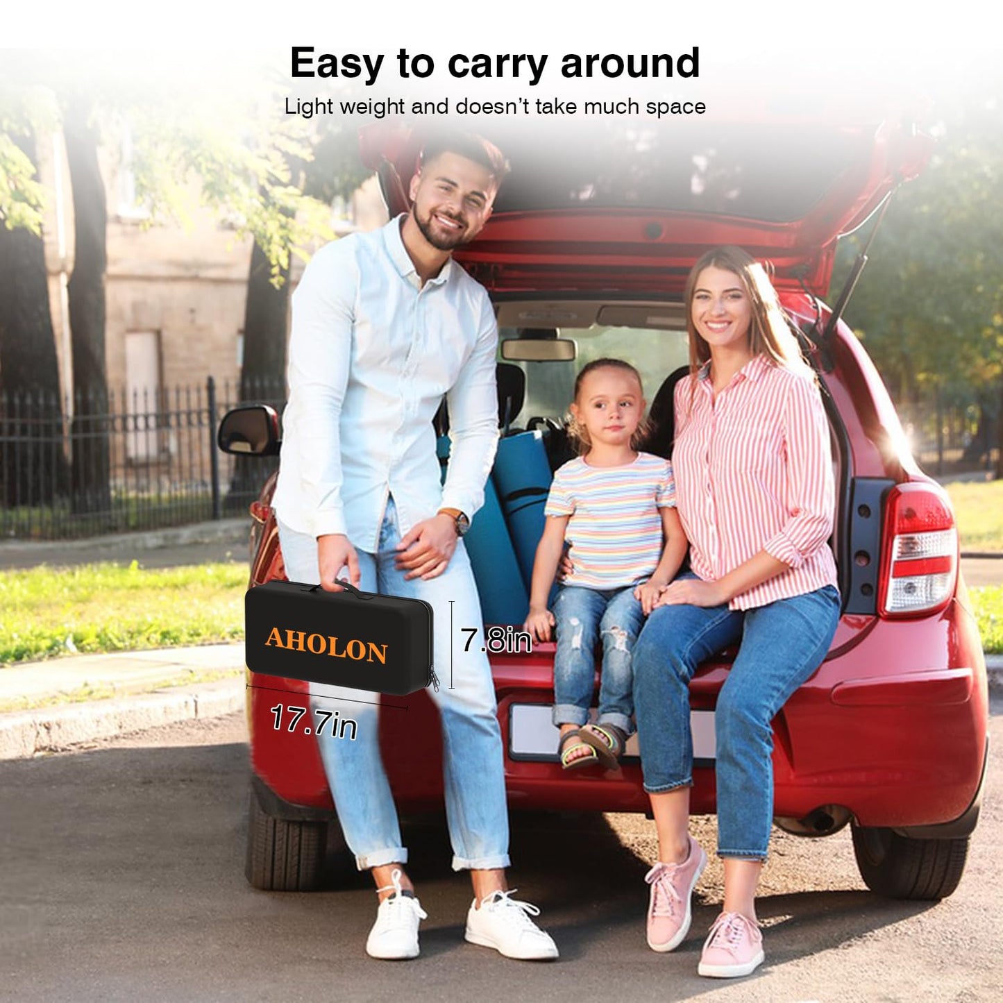 Outdoor Projector Screen with Stand - 120 inch Portable Projector Screens Indoor Outdoor Projector Screen 16:9 4K HD Outdoor Movie Screen with Carry Bag,Enioy Home Theater Projection Screen.