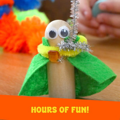 Kid Made Modern Arts and Craft Kit – A DIY 3.8 Pounds of Hobby Craft Supplies & Materials Box for Creative Art Projects for Kids Age 4 5 6 7 8 9 10 11 & 12 Year Old Girls & Boys