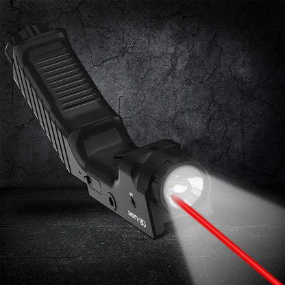 MLOK Red Laser Sight with 1000 Lumens Tactical Flashlight