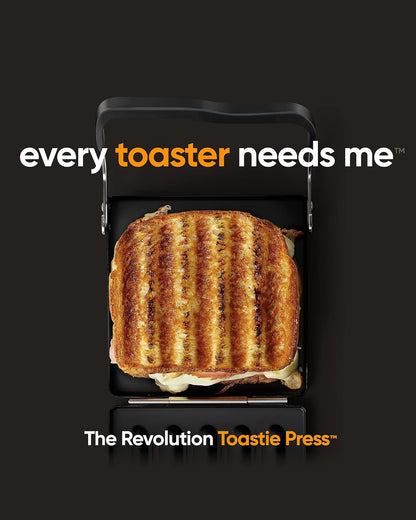 Revolution Toastie Press (Works With All Toasters) Toast Delicious Quesadillas, Paninis, and Grilled Cheese in Your Toaster