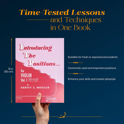 Introducing the Positions for Violin, Volume 1 | Violin Method Songbook for Third and Fifth Position | Beginner Violin Technique and Shifting Exercises Sheet Music | Essential String Study
