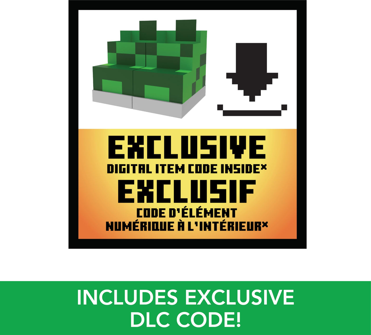 Mattel Minecraft Exploding RC Creeper with Lights & Sounds, 10 Explosion Particles, Game-Authentic Movement & DLC Code