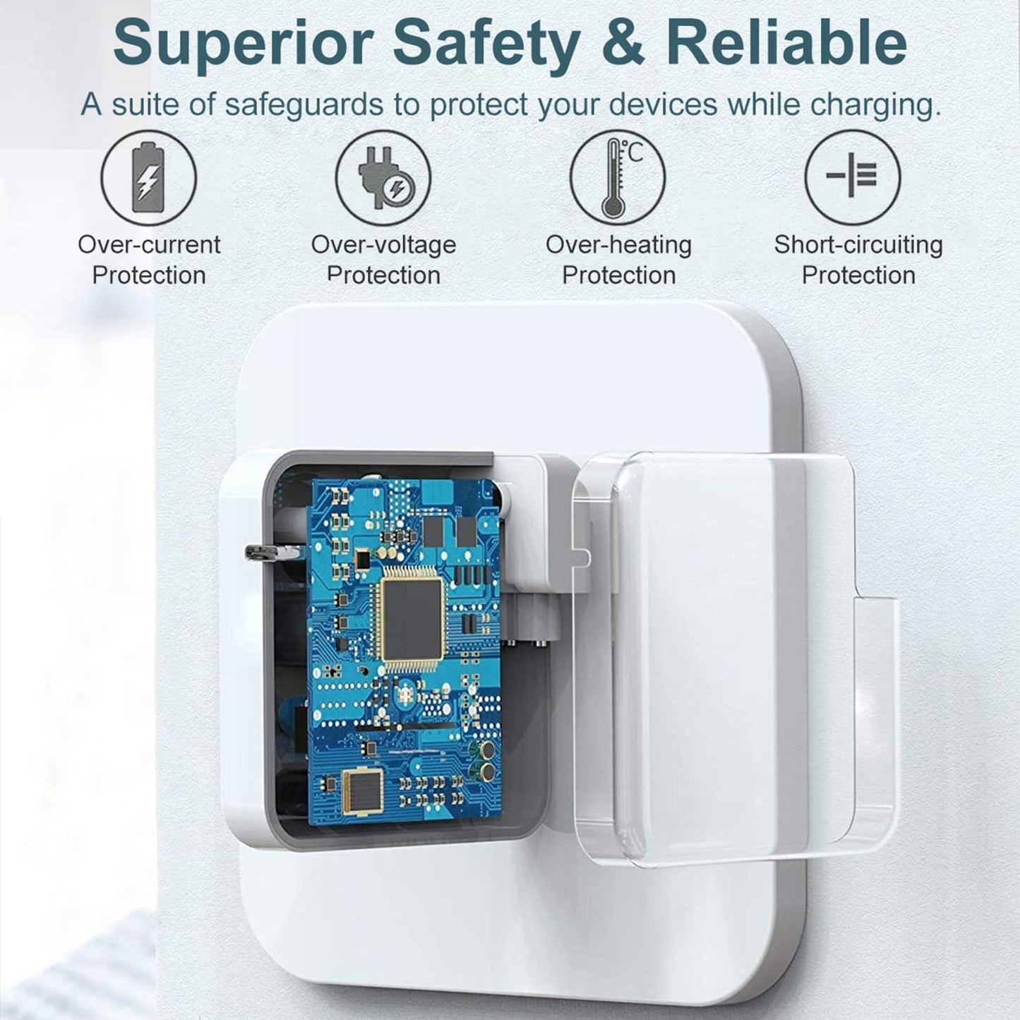 Mac Book Pro Charger - 118W USB C Charger Fast Charger Compatible with MacBook Pro/Air, M1 M2 M3 M4, iPad Pro, Samsung Galaxy, and More USB-C Devices(6.6 ft Cable Included)
