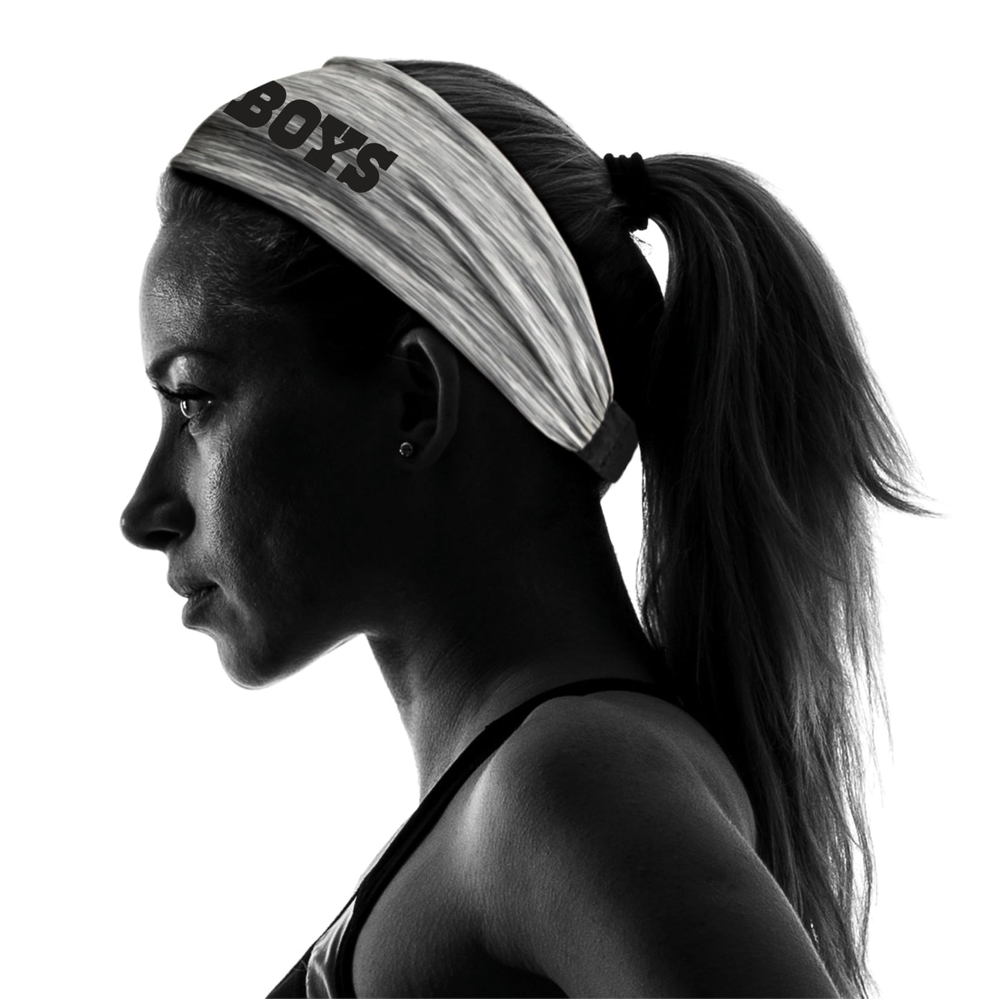 Littlearth Unisex-Adult NFL Dallas Cowboys Tigerspace Headband, Grey, One Size, (300688-COWB)