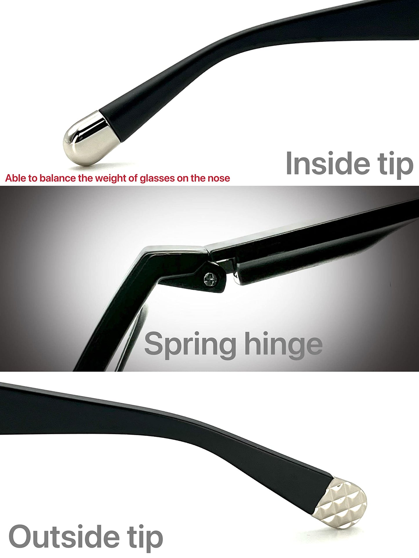 RL READLUX Reading Glasses Frame Women UV Blue Light Filtering Magnifier 1.50-3.00