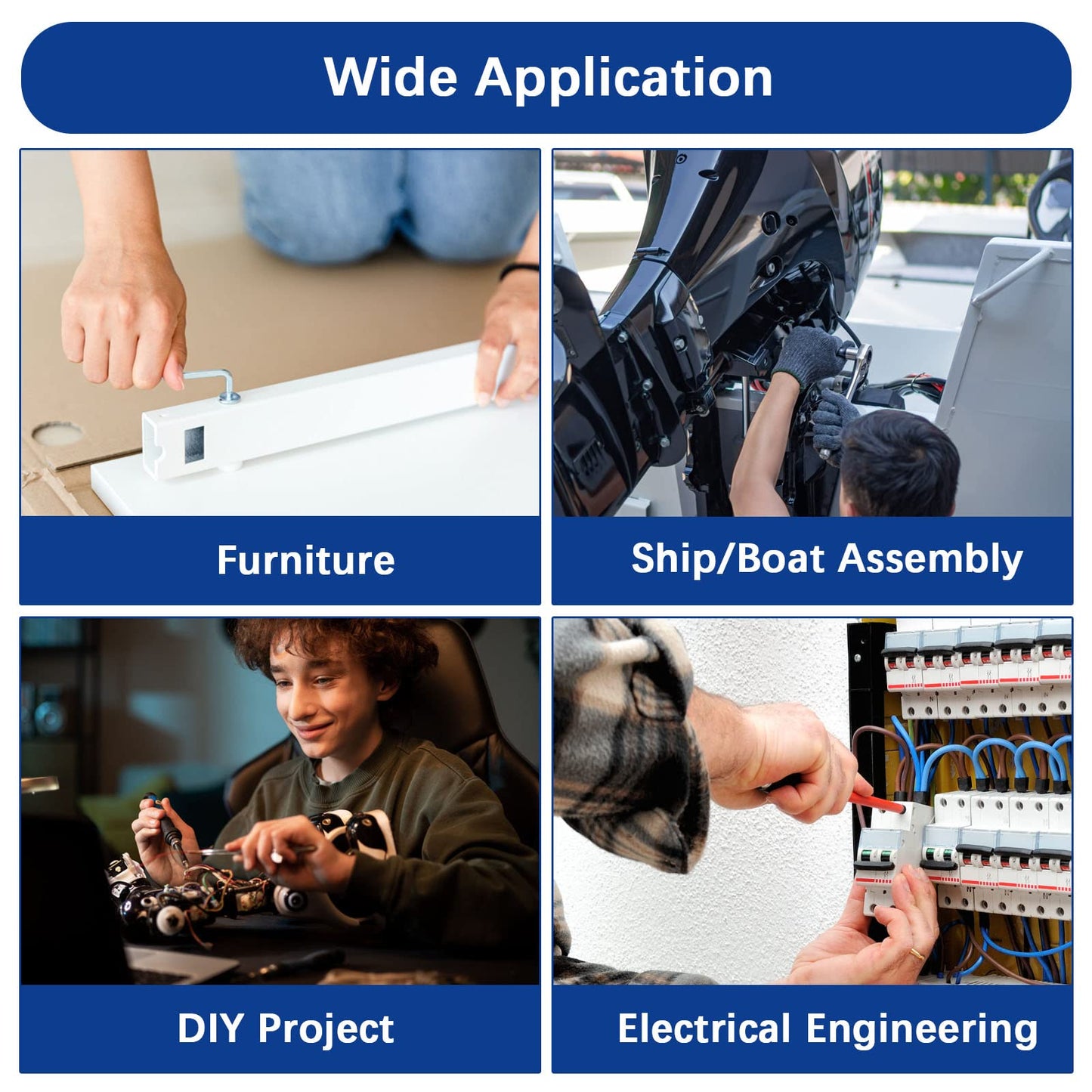 JROUTH 2000PCS M2 M3 M4 M5 Hex Socket Head Cap Screws，Bolts Nuts Washers Spring Washers Assortment Kit, 304 Stainless Steel Hex Socket Cap Metric Screws with Wrenches and Tweezers