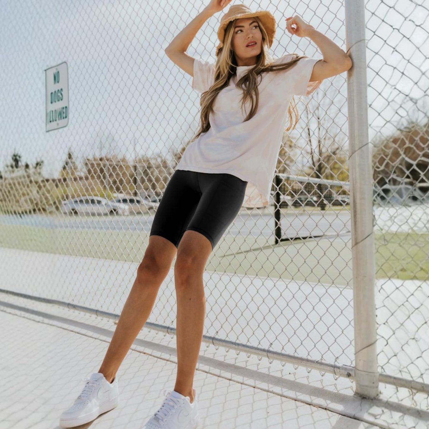 3 Pack Biker Shorts for Women – 8" Black High Waisted Tummy Control for Gym Workout Athletic Cheerleading Yoga