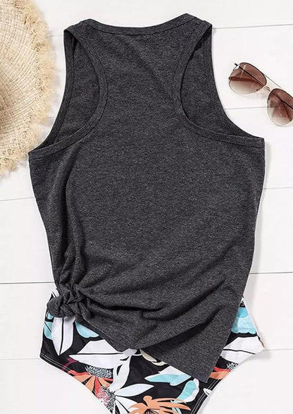 JMFXB Faith Can Move Mountains Matthew Tank Tops Women Outdoor Hiking Shirt Tops Adventure Sleeveless Camping Tank Tops (S,Dark Grey)