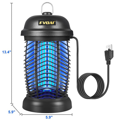 FVOAI Bug Zapper Outdoor, Mosquito Zapper, Fly Zapper, Fly Traps, Mosquito Trap for Outdoor, 3 Prong Plug, ABS Plastic Outer
