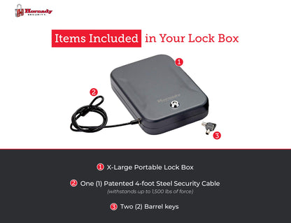 Hornady 95210 Lock Box X-Large,Black