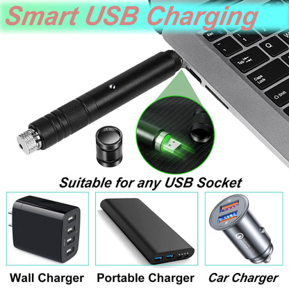 MEUSNO Red Laser Pointer Cat Toy, Red High Power Laser Pointer Long Range Strong Laser Light Pointer for Cats Dogs Toy Rechargeable Pointer Laser for Presentations Teaching Outdoor Cat Laser Toy