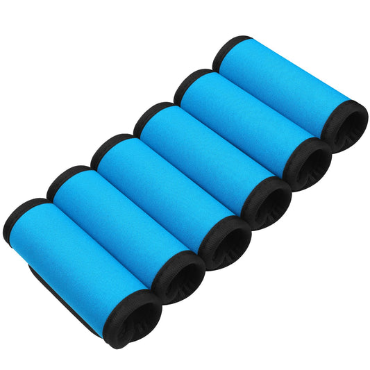 6 Pack Luggage Handle Wrap, Luggage Handle Wraps for Suitcase, Indigo Luggage Tags, Suitcase Tags identifiers for Travel Accessories