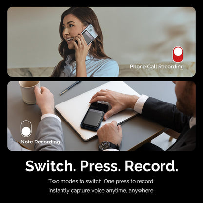 PLAUD AI Voice Recorder, Note Voice Recorder w/Case, App Control, Transcribe & Summarize with AI Technology, Support 112 Languages, 64GB Memory, Audio Recorder for Lectures, Meetings, Calls, Black