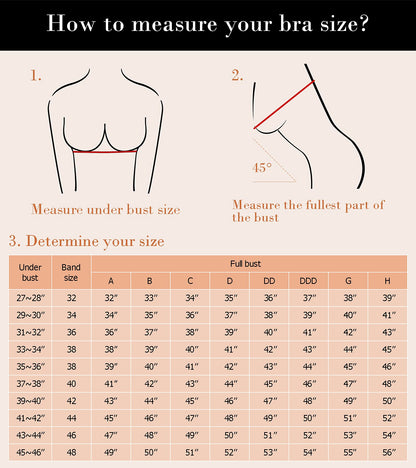 HACI Women's Front Closure Posture Bra Full Coverage Back Support Wireless Unpadded(Grey,46DDD)