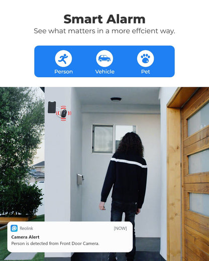 REOLINK Security Cameras Outdoor Wireless WiFi, Argus 3 Pro+Solar Panel with 5MP Color Night Vision, 2.4G/5Ghz WiFi, Non-Stop Solar Powered, Human/Vehicle Detection, Home Hub Compatible