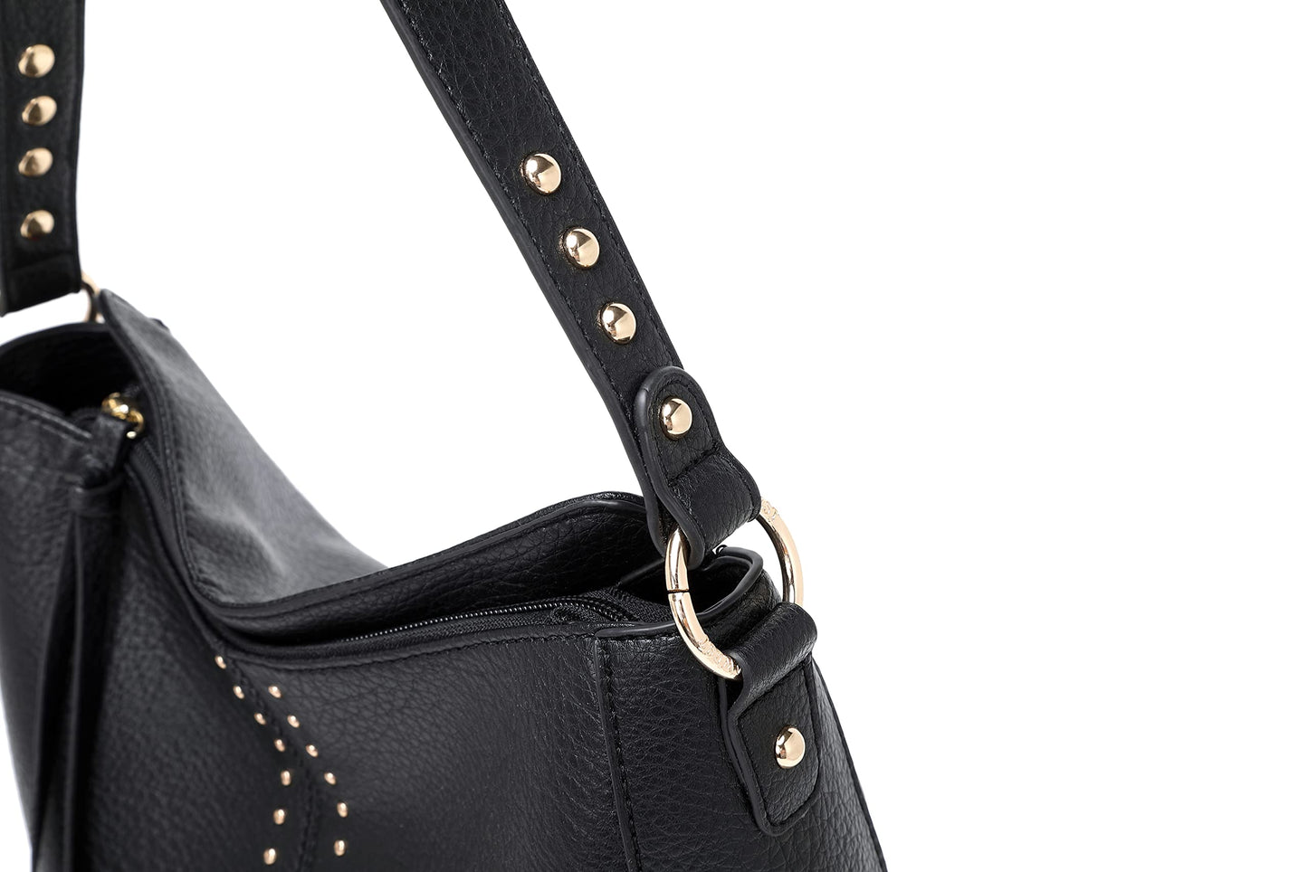 Montana West Hobo Bag for Women Designer Ladies Hobo Bucket Purse Totes Bag Handbags Chic Shoulder Bag,MWC-128-BK