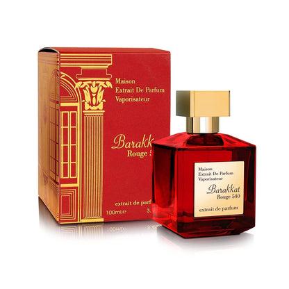 Maison Alhambra Fragrance World Barakkat Rouge 540 for Women - 3.4 oz Extrait De Parfum Spray