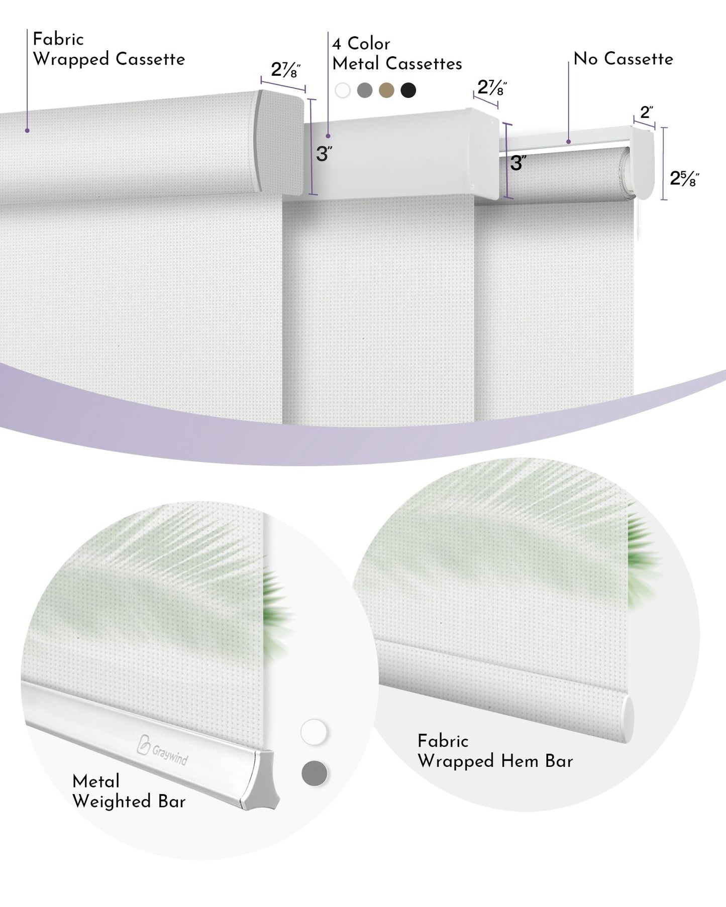 Graywind Motorized Solar Shades Compatible with Alexa Google Remote Electric Window Shade Fireproof Smart Roller Blinds with Valance for Home Office Patio, Custom Size (5% Openness White)