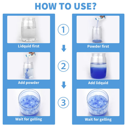 Poesie Liquid Waste Gel for Portable Toilet 25 Packets Porta Potty Degradable Absorbent Gel Poo Urine Powder for Outdoor Recreation Camping Toilet Emergency Toilet Treatment Chemicals