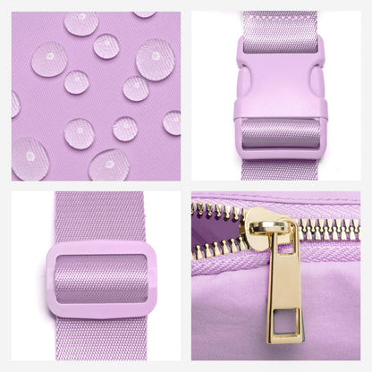 Gitus Initial Belt Bag Fanny Pack Crossbody Bag for Girls Birthday Gifts Age 8-10 Teen Girl Gifts Trend Stuff Personalized Letter Gifts for Daughter Sister (Lavender-S)